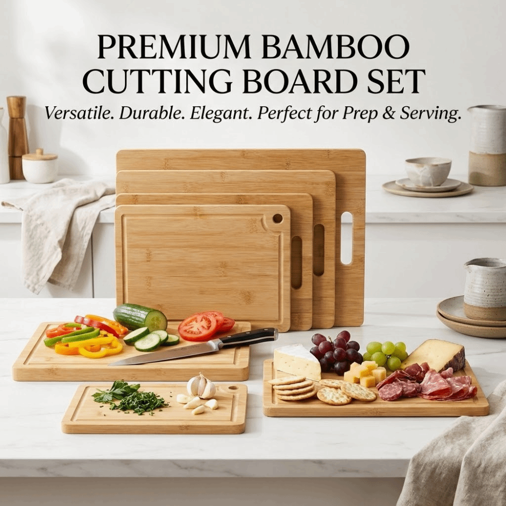 Bamboo Cutting Board - Ekologiczna deska do krojenia z drewna