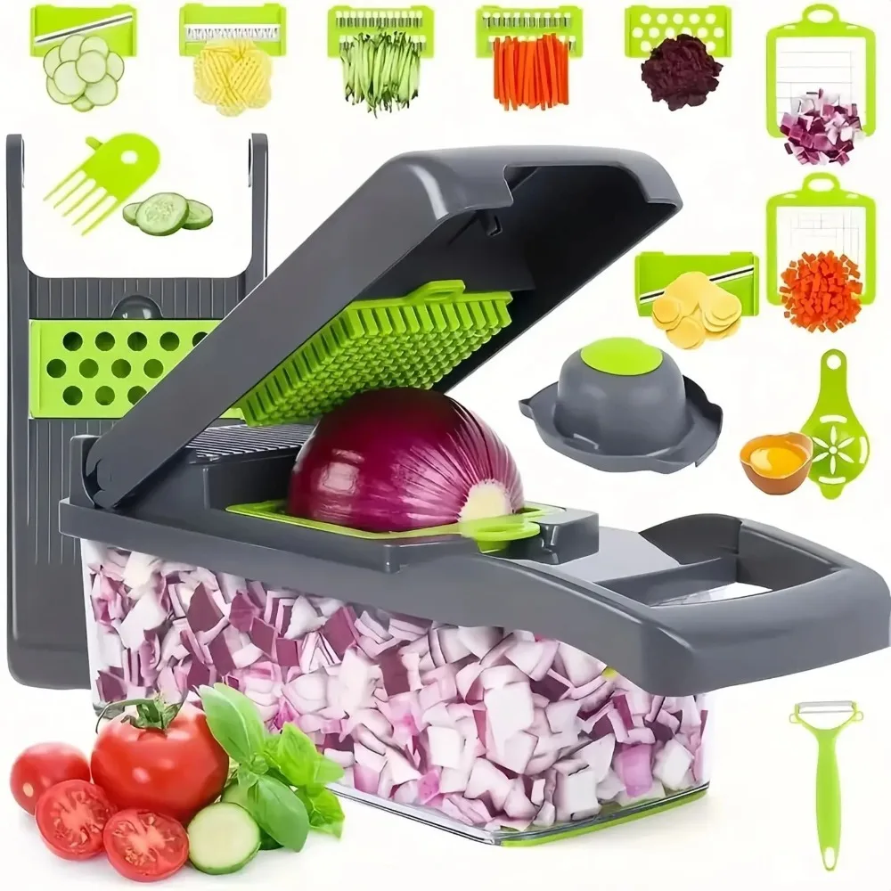 Korean Kitchen Gadgets - Wielofunkcyjny uchwyt do siekania warzyw ruszt