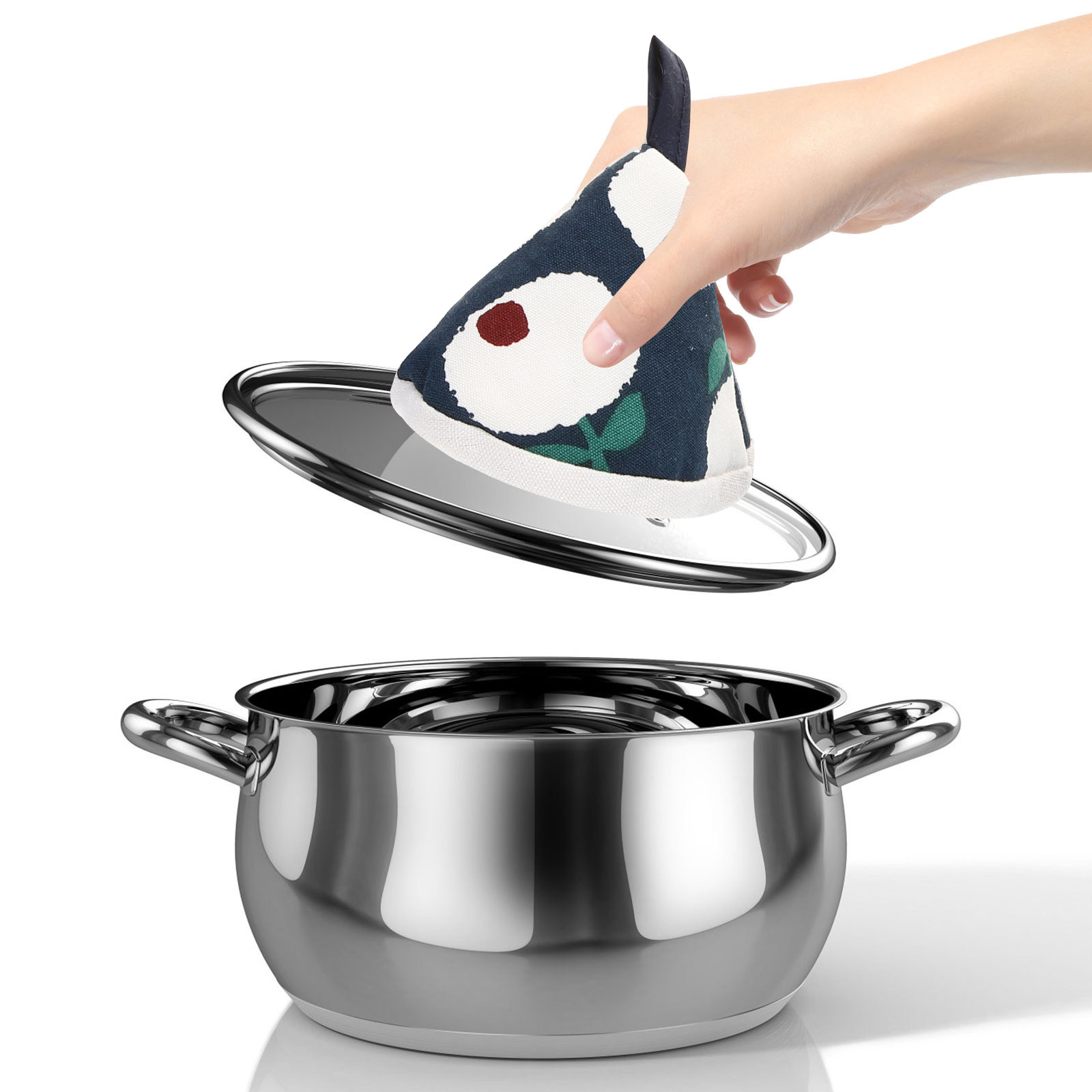 Kitchen Gadgets Gift Ideas - 4 szt. trójkątnych osłonek na pokrywy