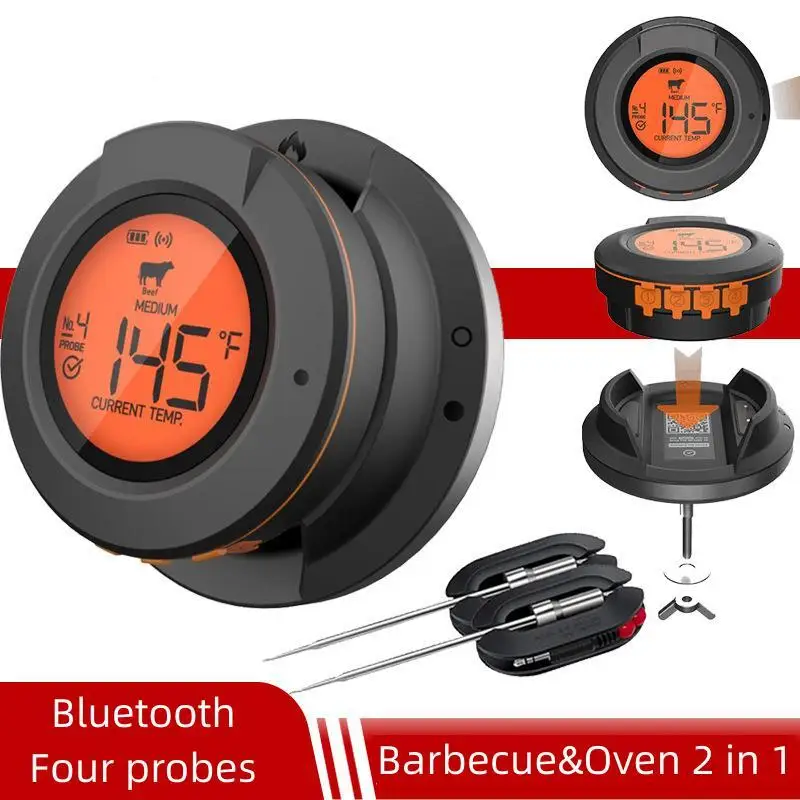 Kitchen Gadgets Under 500 - Termometr Bluetooth Cyfrowy czujnik do wysokich