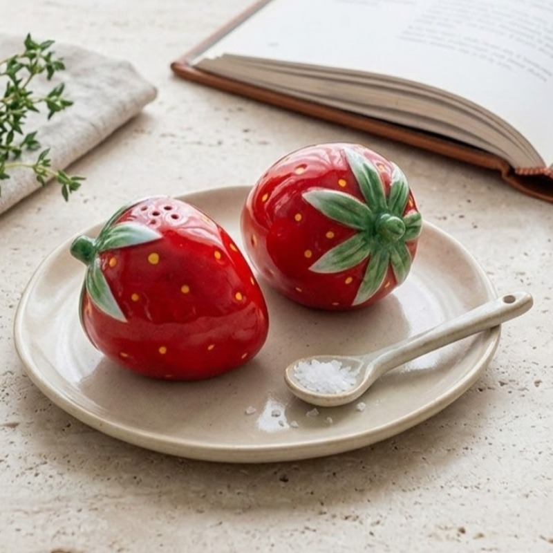Korean Kitchen Gadgets - Koreański Zestaw Ceramicznych Pojemników na Przyprawy