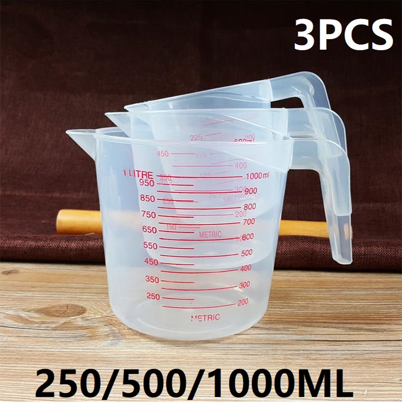 3 SZTUK 250/500/1000ML Miarka  – Kitchen Gadgets Under 500 recenzja i cena
