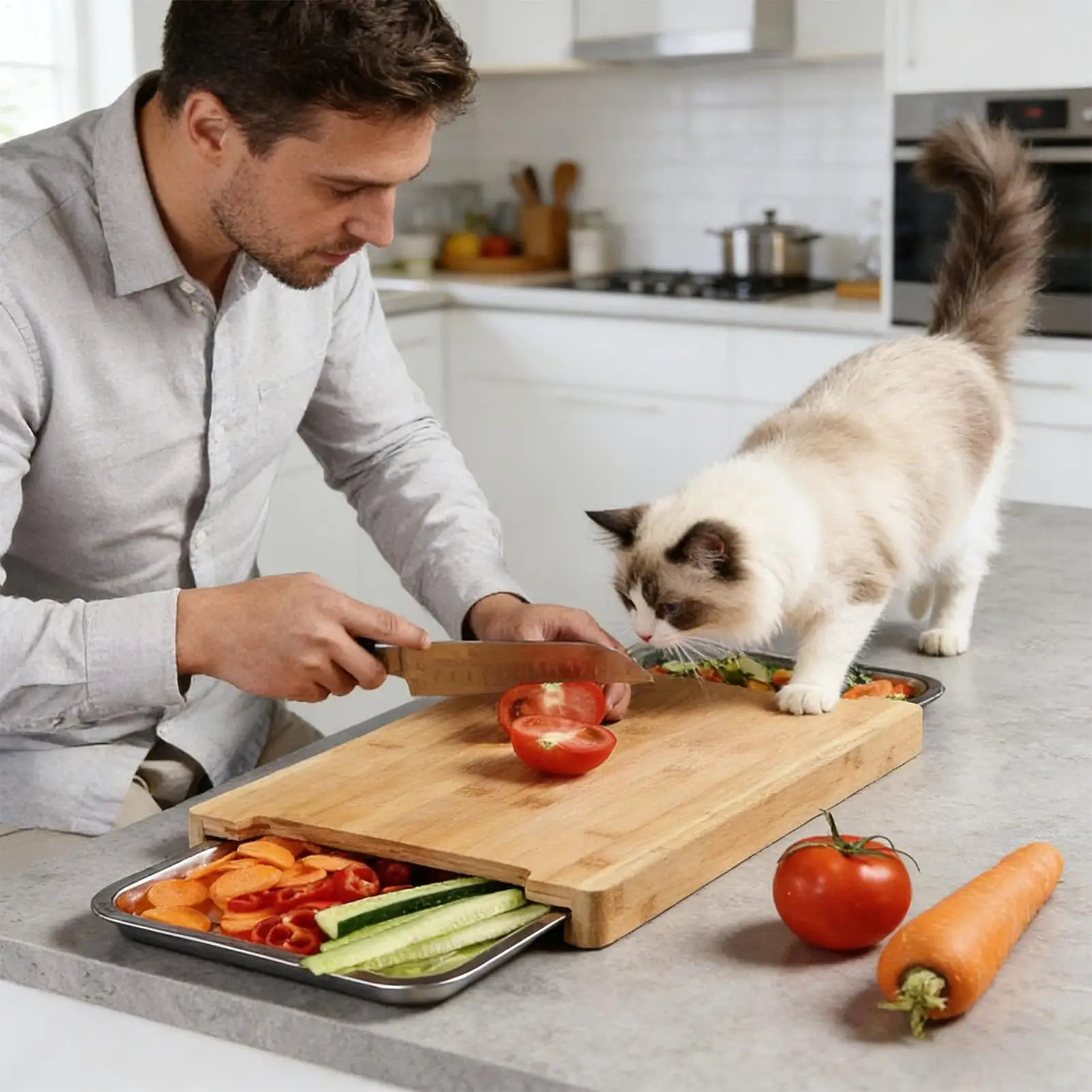 Ekologiczna bambusowa deska do – Bamboo Cutting Board recenzja i cena