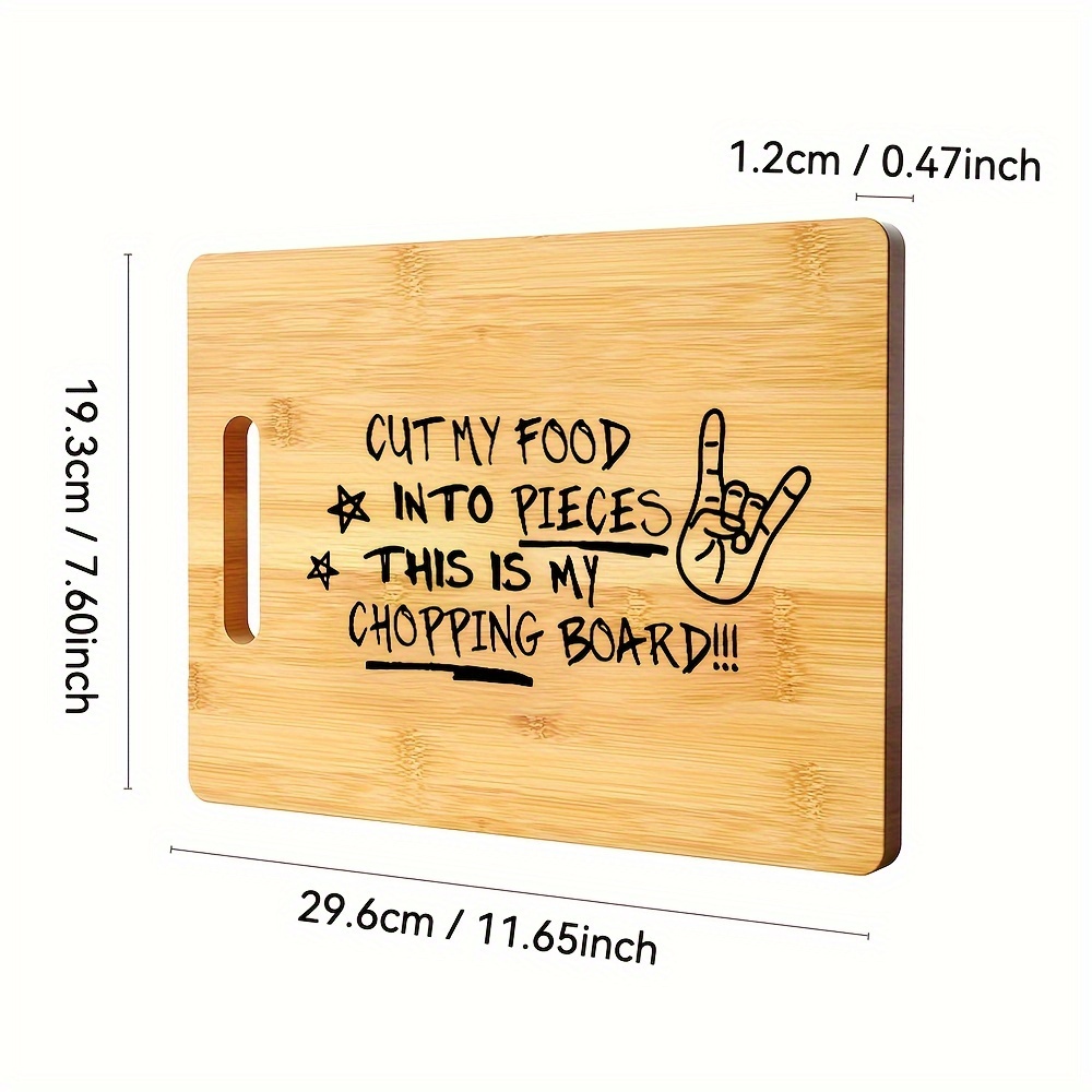 Deska do krojenia, grawerowana – Bamboo Cutting Board recenzja i cena