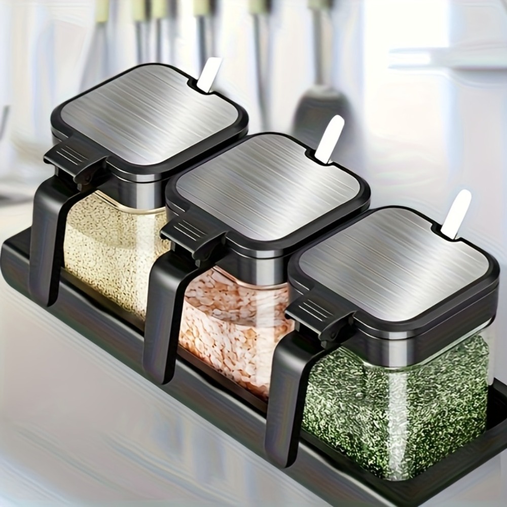 3 szt. Szklane słoiki na przyp – Korean Kitchen Gadgets recenzja i cena