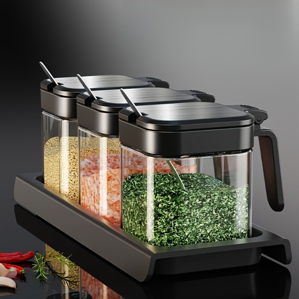 3 szt. Szklane słoiki na przyp – Korean Kitchen Gadgets recenzja i cena