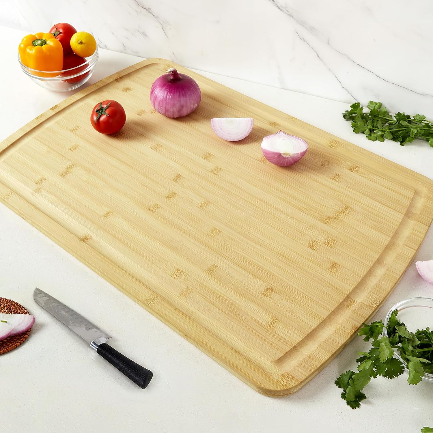 Deski do krojenia z bambusa do – Bamboo Cutting Board recenzja i cena